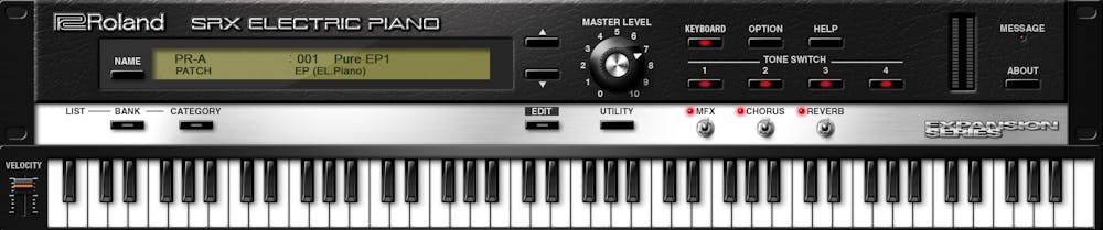 Roland Cloud Srx Electric Piano Virtual Instrument Lifetime Key Andertons Music Co